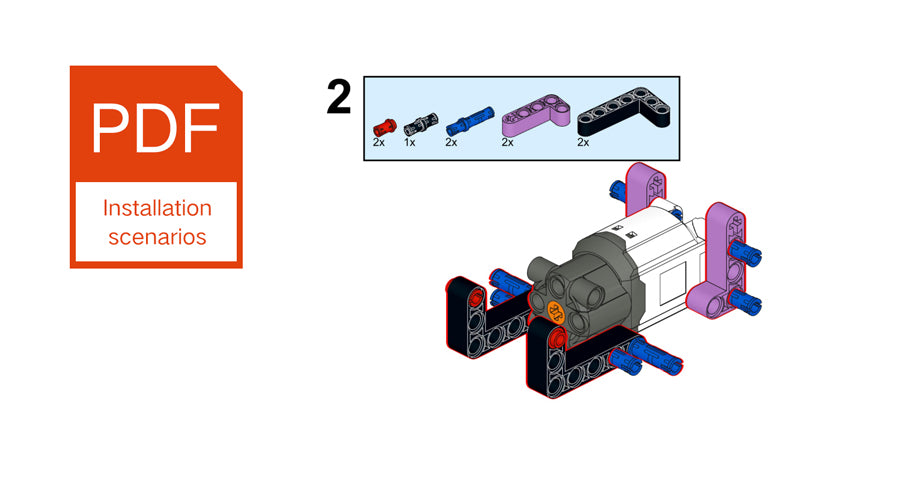 XGREPACK RC Motor Motorized Installation for LEGO 42173 /42184 Technic Koenigsegg Jesko Absolut Grey Hypercar