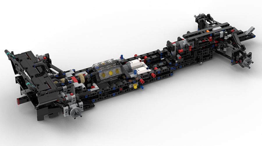 XGREPACK RC Motor Motorized Installation for LEGO 42171 Mercedes-AMG F1 W14 E Performance