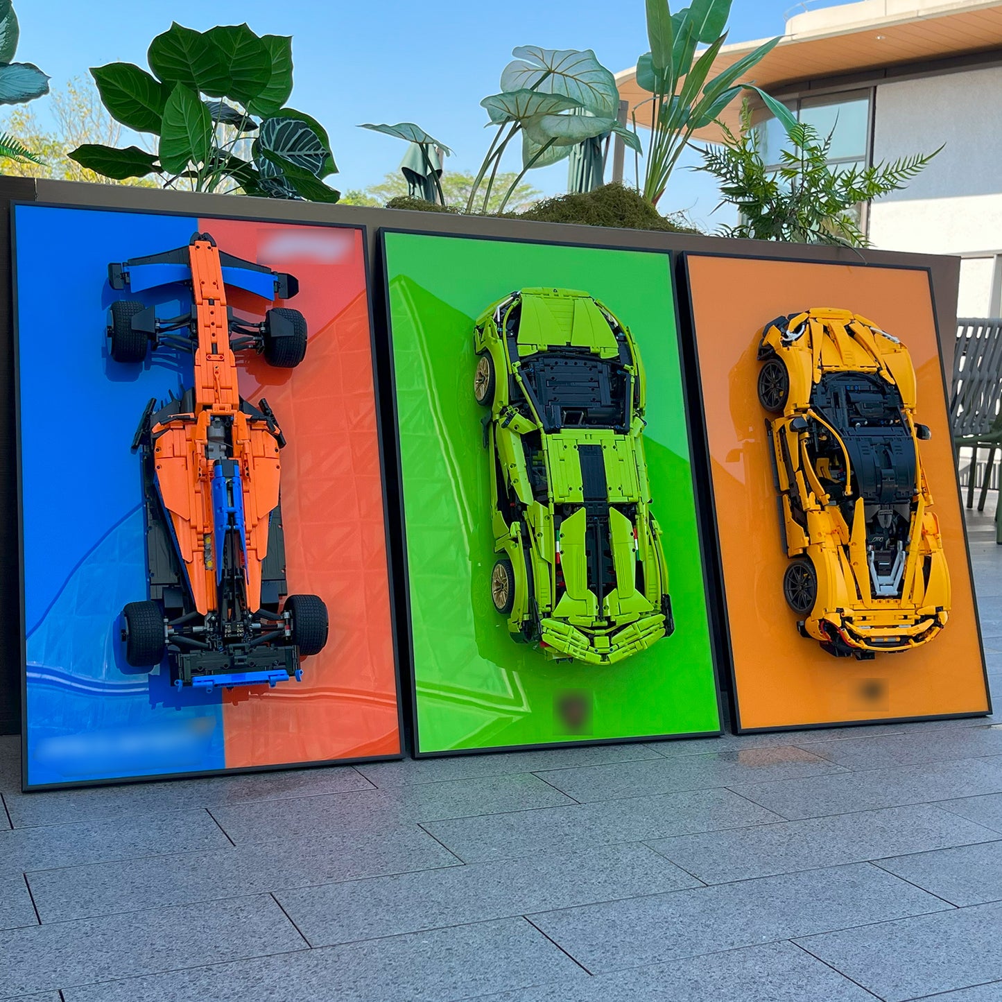 Display Wallboard for Lego Technic Lamborghini Sián FKP 37 42115,Adult Collectibles for Lego Car Wall Mount Building Blocks,Great for Lego Lovers (Only Display Wallboard)
