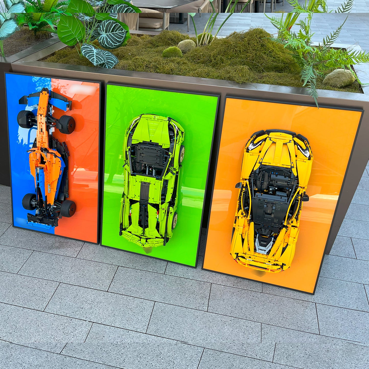 Display Wallboard for Lego Technic Lamborghini Sián FKP 37 42115,Adult Collectibles for Lego Car Wall Mount Building Blocks,Great for Lego Lovers (Only Display Wallboard)
