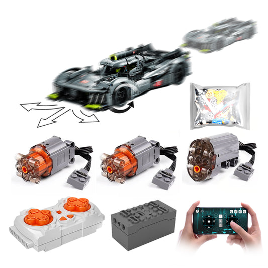 Motorized Motor for Lego 42156 Peugeot  Le Mans Hybrid - Does not Include Toy Model,Motor System only