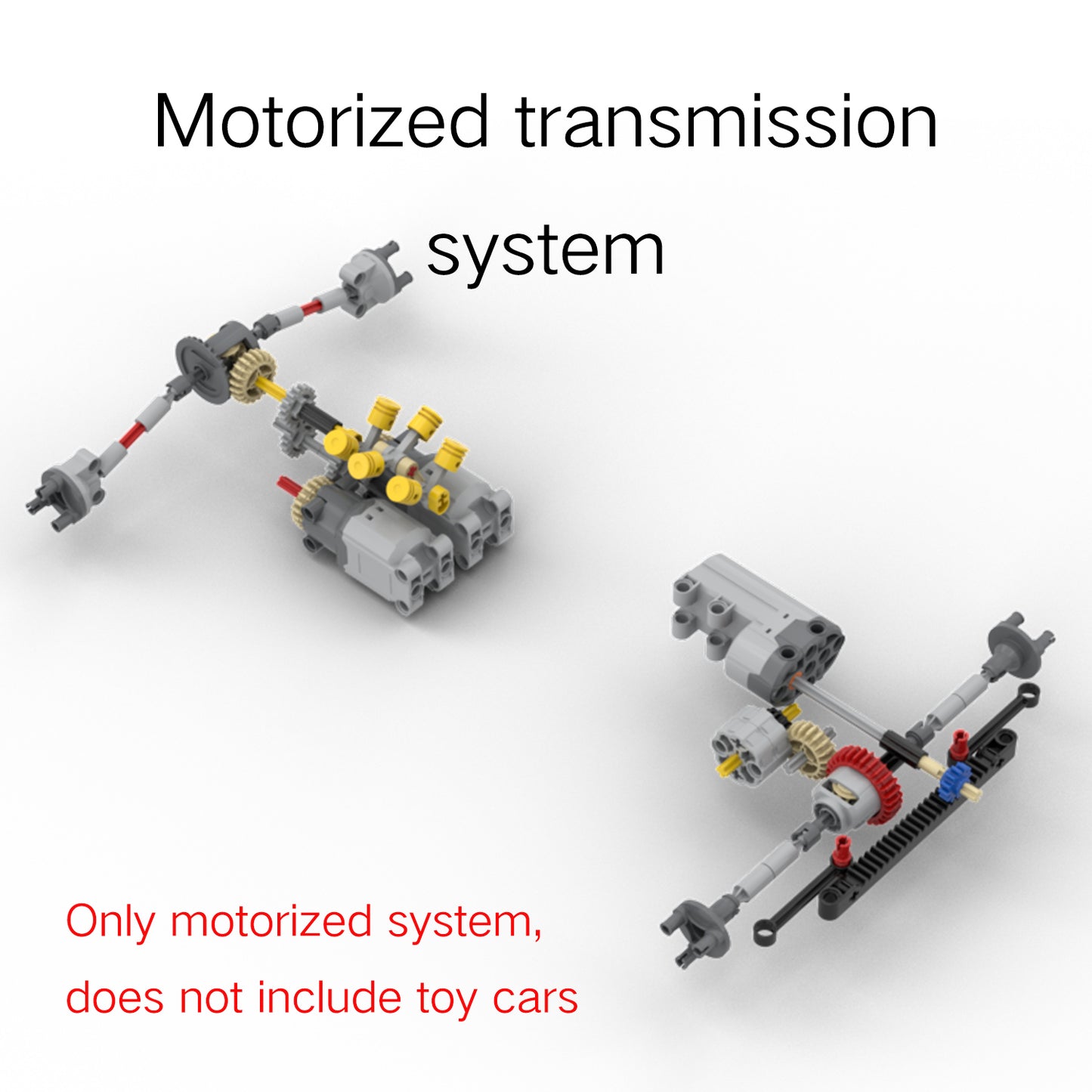 Motorized Motor for Lego 42156 Peugeot  Le Mans Hybrid - Does not Include Toy Model,Motor System only