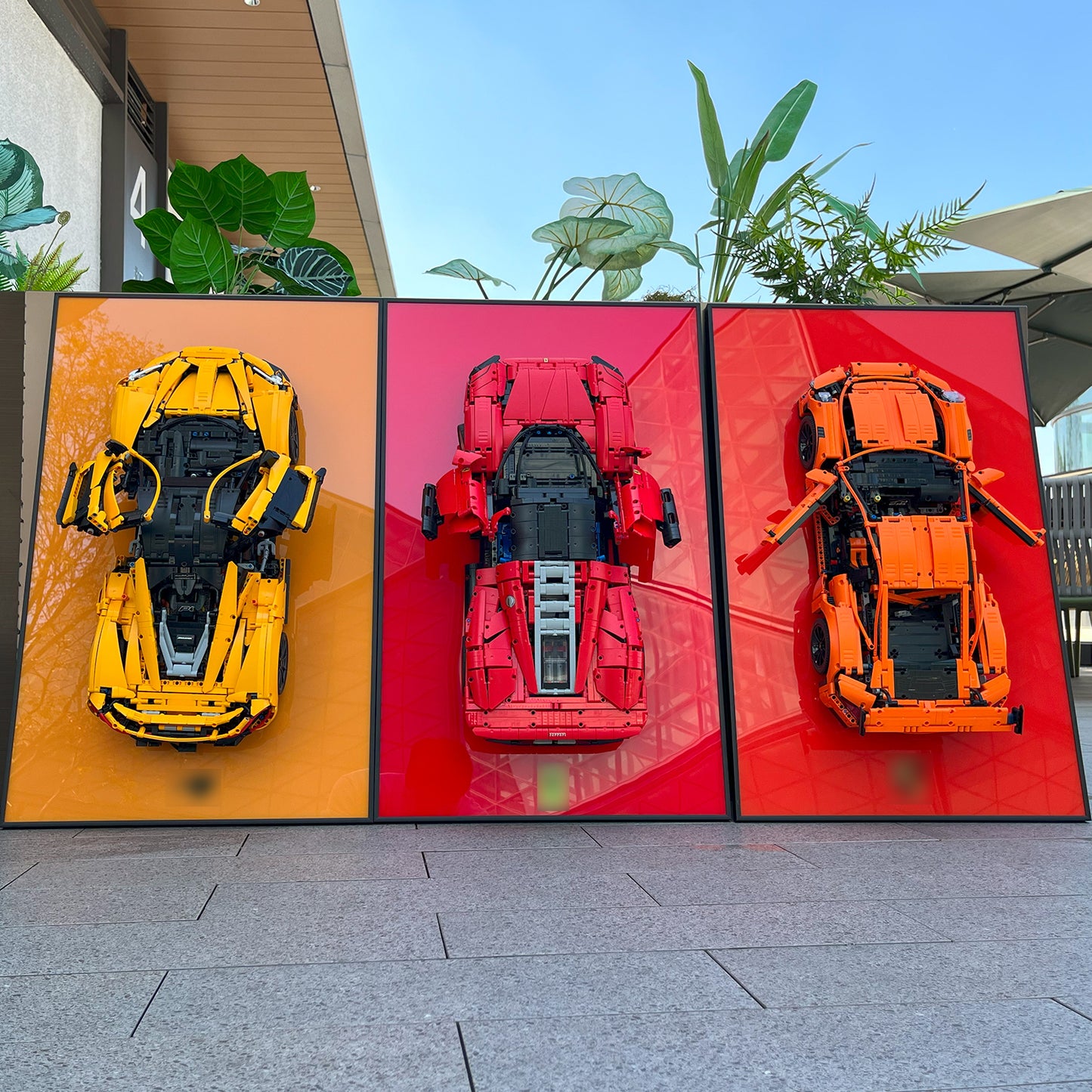 JKZUZU Display Wall Mount Board for LEGO 42172 McLaren P1,Adult Collectibles Gifts for Lego Car Wall Mount (Only Display Wallboard)