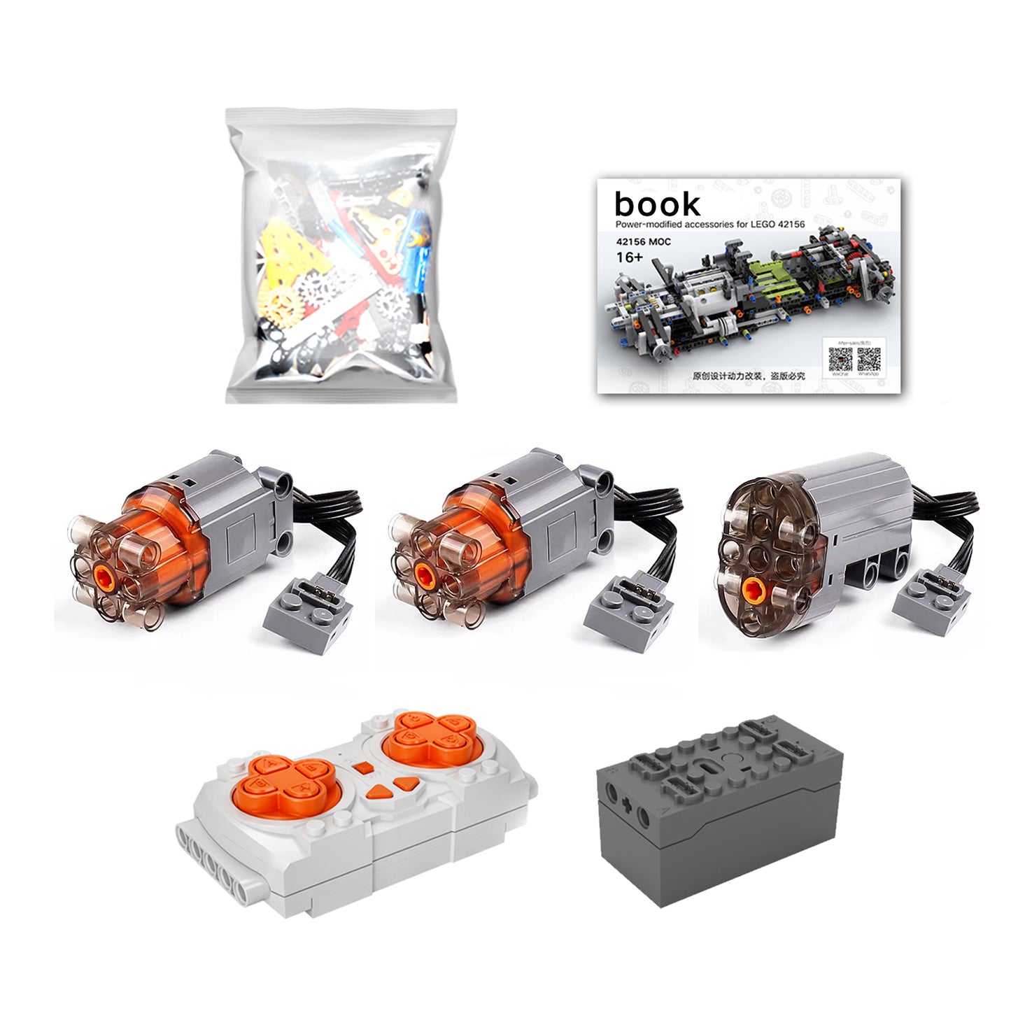 Motorized Motor for Lego 42156 Peugeot  Le Mans Hybrid - Does not Include Toy Model,Motor System only