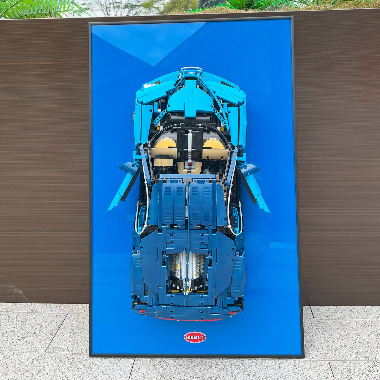 Display Wallboard for LEGO Technic Bugatti Chiron 42083,Adult Collectibles for Lego Car Wall Mount Building Blocks,Great for Lego Lovers (Only Display Wallboard)