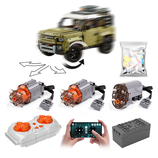 Motorized Motor for Lego 42110 Land Rover Defender - Does not Include Toy Model,MOC Motor System only