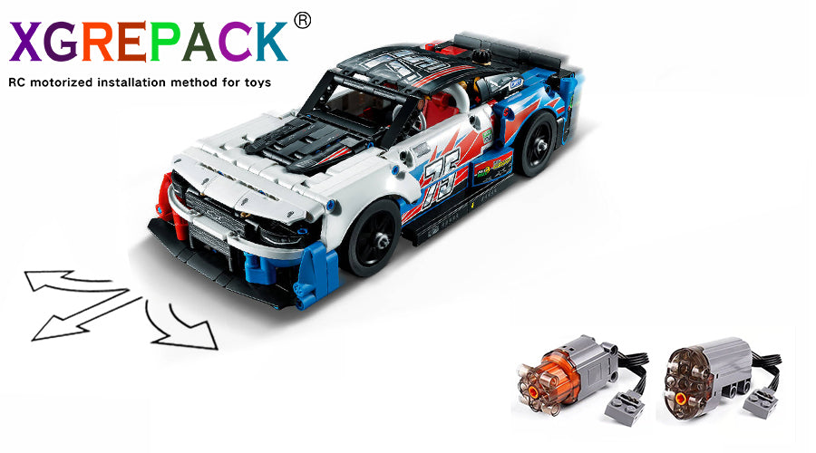 XGREPACK RC Motor Motorized Installation Instructions for LEGO  42153 NASCAR® Next Gen Chevrolet Camaro ZL1
