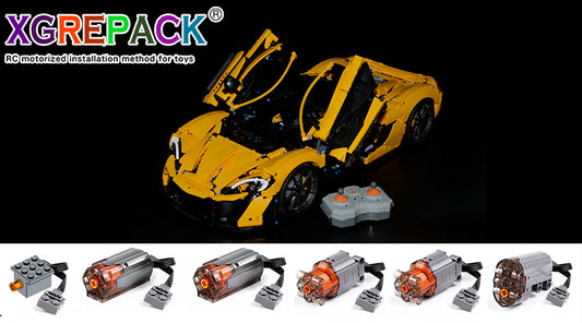 XGREPACK RC Motor Motorized Installation Instructions for LEGO 42172 McLaren P1