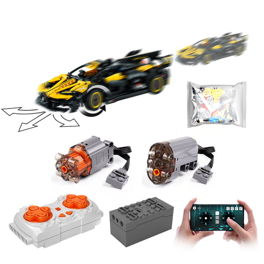 Motorized Motor for Lego Technic Bugatti Bolide Race Car 42151 - Does not Include Toy Model,MOC Motor System only (42151-Motorized)