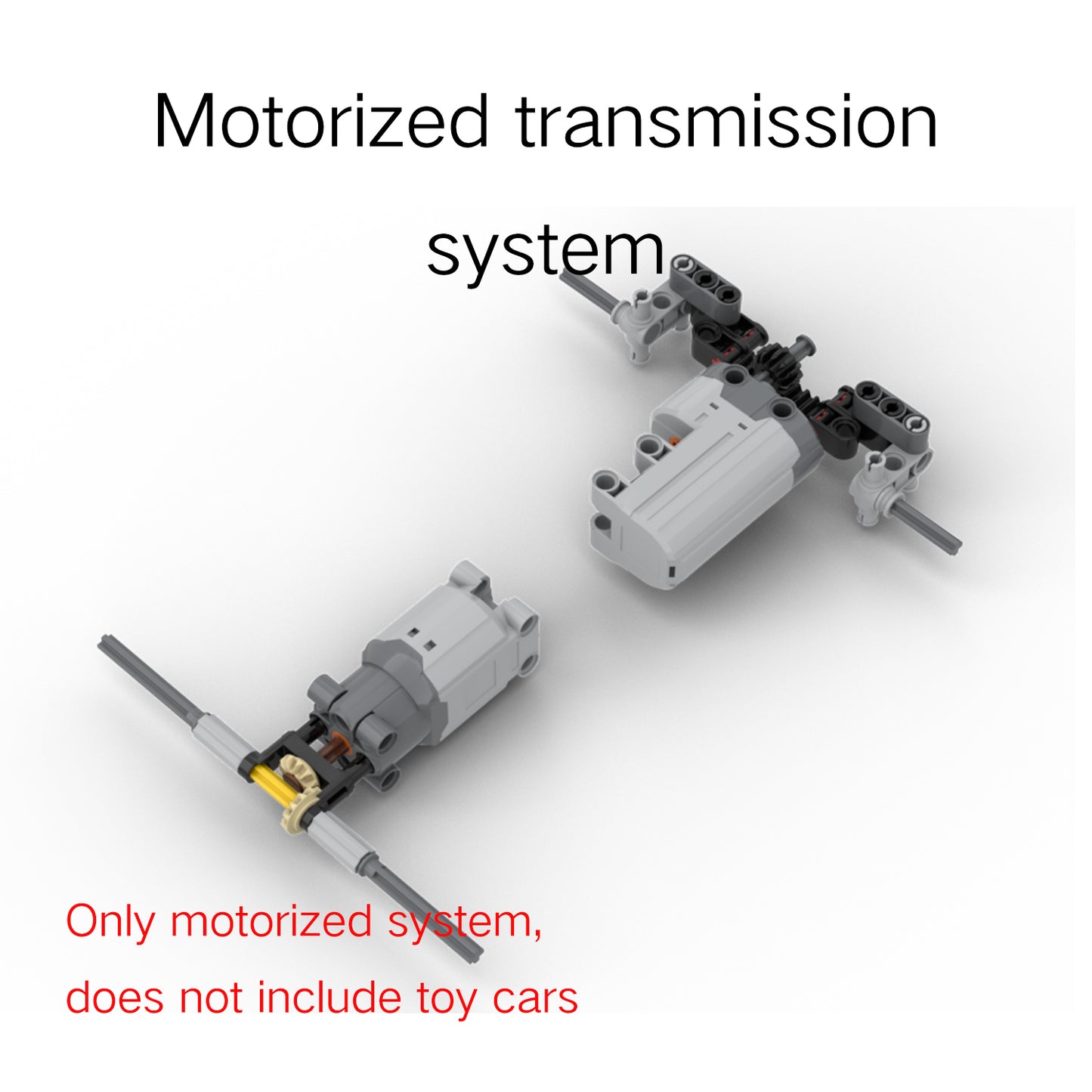 Motorized Motor for Lego 42162 Bugatti Bolide Racing - Does not Include Toy Model,MOC Motor System only