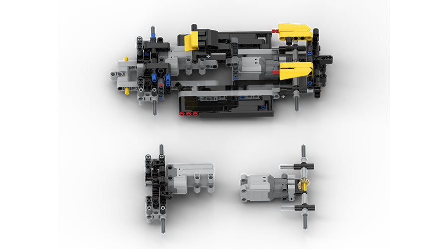 XGREPACK RC Motor Motorized Installation Instructions for LEGO  42151 / 42162 Bugatti Bolide Technic™