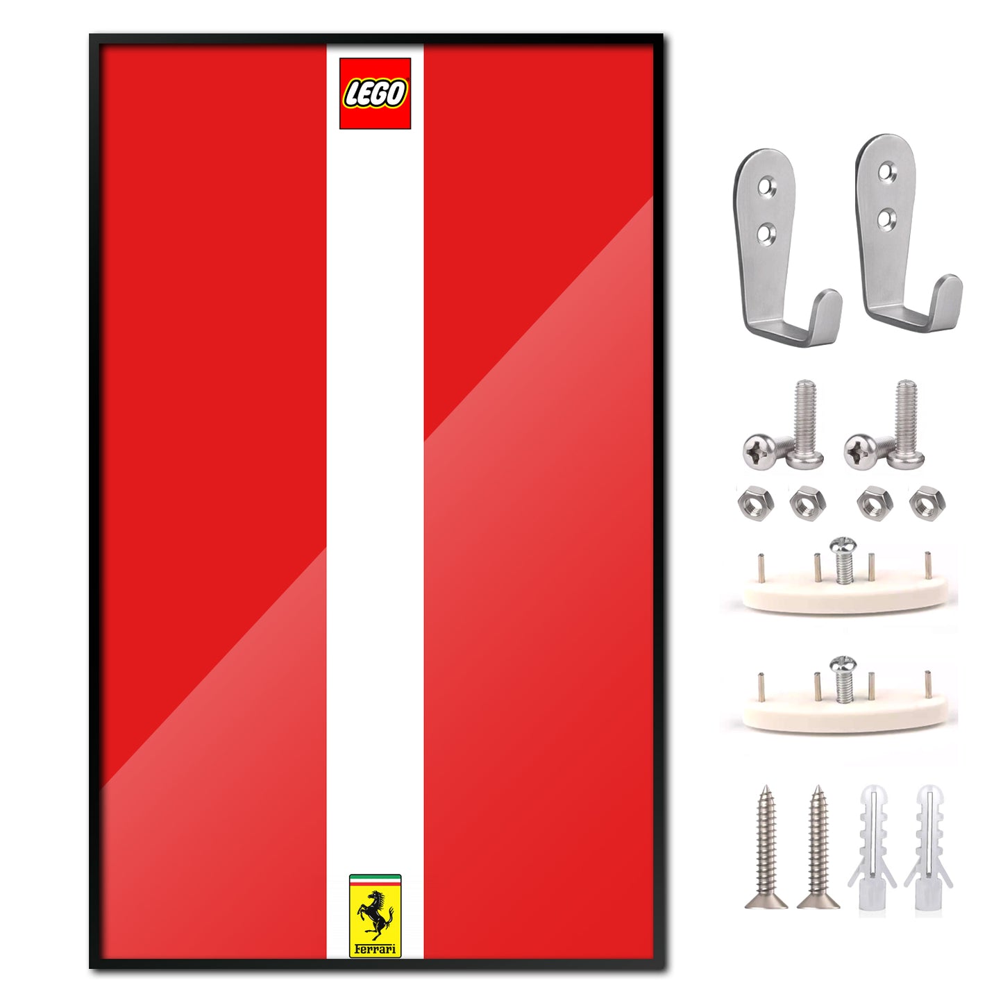 Display Wallboard for Lego technic Ferrari Daytona SP3 42143,Adult Collectibles for Lego Car Wall Mount Building Blocks