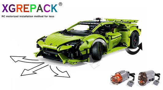 XGREPACK RC Motor Motorized Installation Instructions for LEGO 42161 Lamborghini Huracán Tecnica