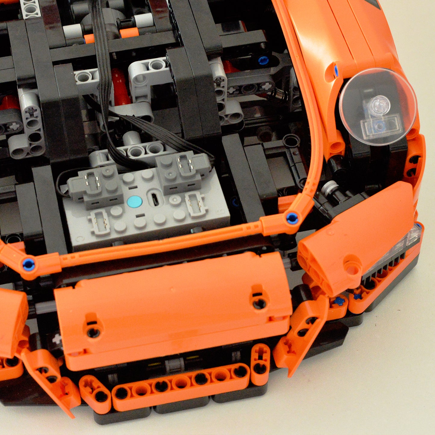 Motorized Motor for Lego Technic Porsche 911 GT3 RS - Does not Include Toy Model,MOC Motor System only (42056-Motorized)