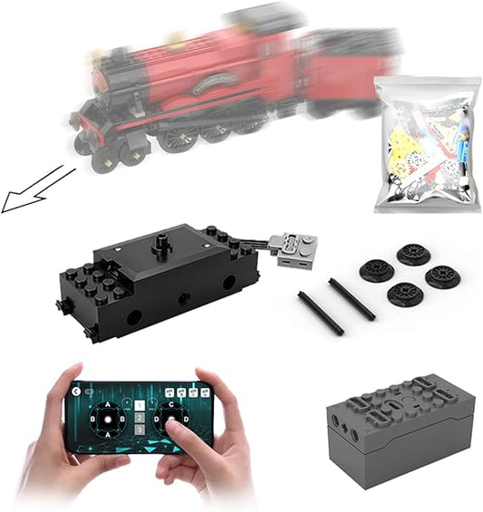 Motorized Motor for Lego 76423 Harry Potter Hogwarts Express & Hogsmeade Station - Does not Include Toy Model,MOC Motor System only