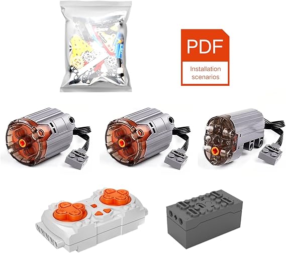 Motorized Motor for Lego 42056 Porsche 911 GT3 RS - Does not Include Toy Model,MOC Motor System only