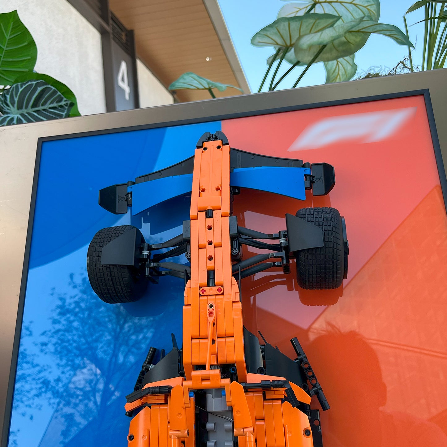 Display Wallboard for Lego 42141 technic mclaren Formula 1,Adult Collectibles for Lego Car Wall Mount Building Blocks,Great for Lego Lovers (Only Display Wallboard)