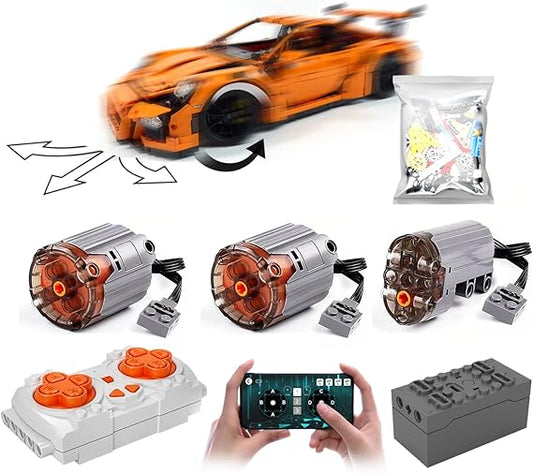 Motorized Motor for Lego 42056 Porsche 911 GT3 RS - Does not Include Toy Model,MOC Motor System only