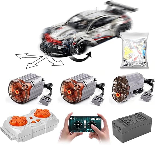 Motorized Motor for Lego 42096 Porsche 911 RSR - Does not Include Toy Model,MOC Motor System only