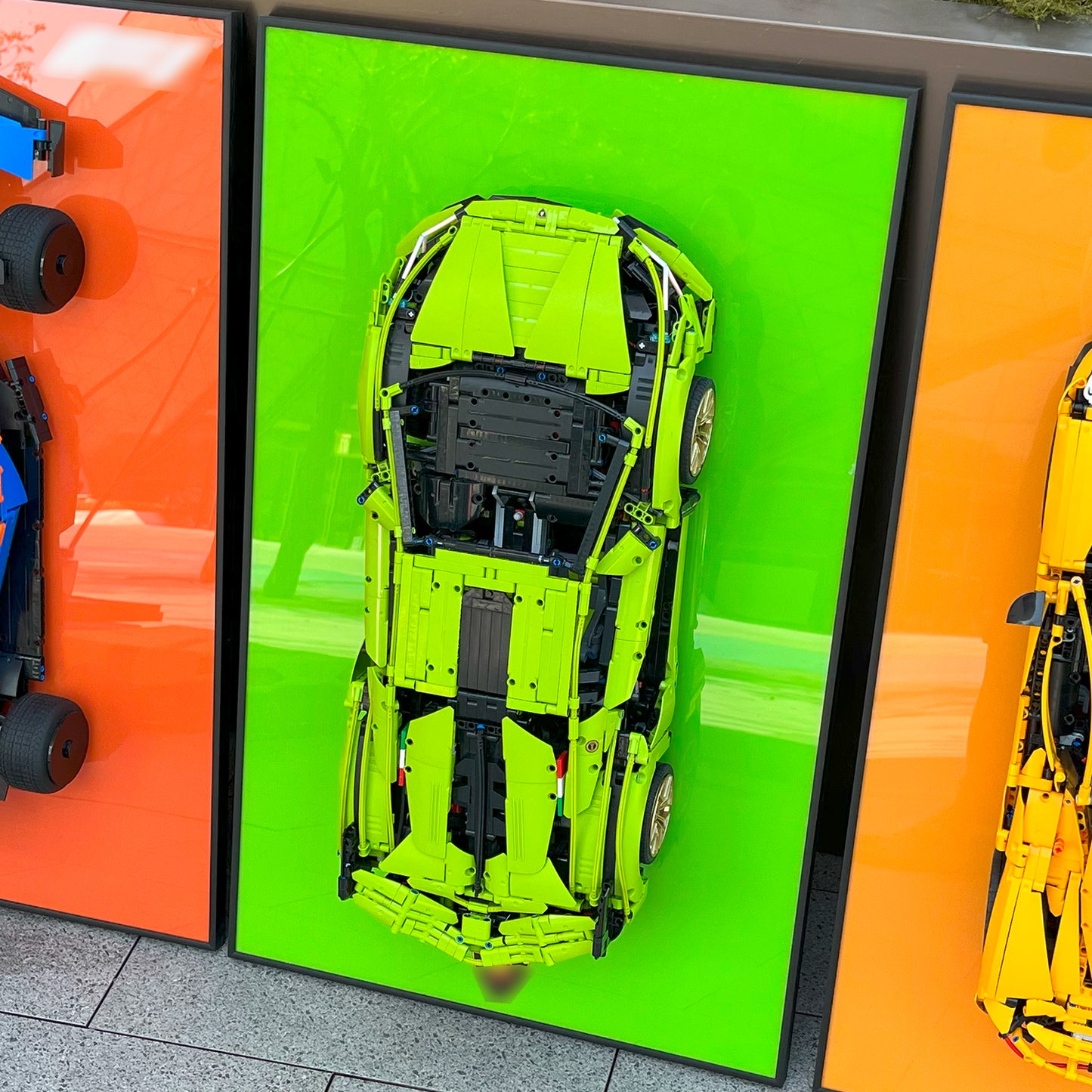 Display Wallboard for Lego Technic Lamborghini Sián FKP 37 42115,Adult Collectibles for Lego Car Wall Mount Building Blocks,Great for Lego Lovers (Only Display Wallboard)