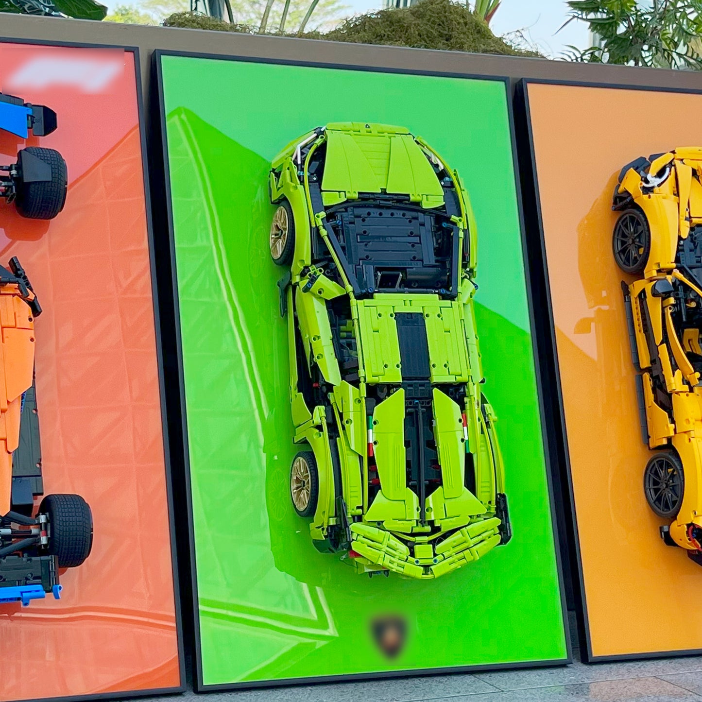 Display Wallboard for Lego Technic Lamborghini Sián FKP 37 42115,Adult Collectibles for Lego Car Wall Mount Building Blocks,Great for Lego Lovers (Only Display Wallboard)