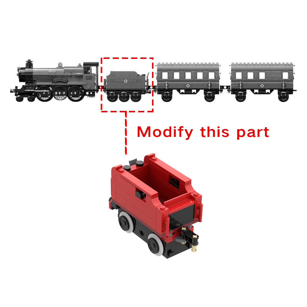 Motorized Motor for Lego 76423 Harry Potter Hogwarts Express & Hogsmeade Station - Does not Include Toy Model,MOC Motor System only